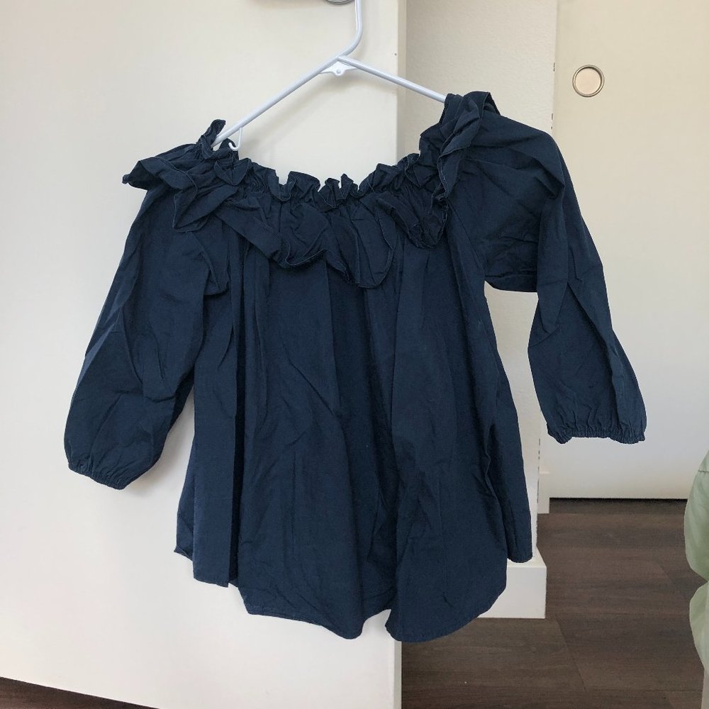 Off-Shoulder Ruffle Top - Picture 2 of 2